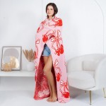 Wholesale solmere Blanket Oversized Cherries Blanket Wrap yourself pure indulgen