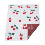 Wholesale solmere Blanket Cherry Print Blanket Wrap yourself pure indulgence Sol