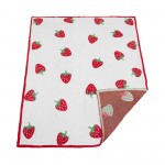 Wholesale solmere Blanket Cherry Print Blanket Wrap yourself pure indulgence Sol