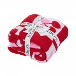 Wholesale solmere Blanket Checked Bows Cherries Blanket Wrap yourself pure indul
