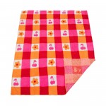 Wholesale solmere Blanket Checkered Flowers Cherries Blanket Wrap yourself pure