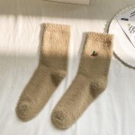 Wholesale soft Fuzzy Knit Christmas Socks pack One Fits Most Adult Assorted Colo