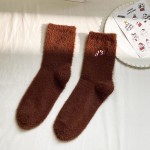 Wholesale soft Fuzzy Knit Christmas Socks pack One Fits Most Adult Assorted Colo