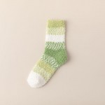Wholesale soft Plush Knit Stripe Socks pack One Fits Most Adult Assorted Colors