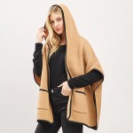 Wholesale knit Kimono Hood Pockets One Fits Most Polyester