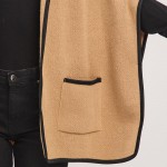 Wholesale knit Kimono Hood Pockets One Fits Most Polyester