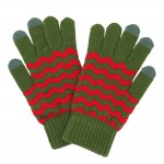Knit Chevron Gloves 

- Touch Screen Compatible
- One Size Fits Most
- 70% Polyester / 30% PU
