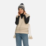 Wholesale cC VTC Knit Vest Tassels Polyester Acrylic Nylon One Fits Most