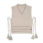 Wholesale cC VTC Knit Vest Tassels Polyester Acrylic Nylon One Fits Most