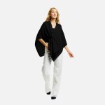 Cable Knit Ruana Wrap With Strap

- One Size Fits Most (0-14)
- 100% Acrylic 