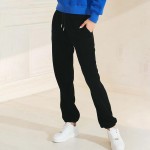 Wholesale women s Corduroy Jogger Pants Stretch Knit Corduroy Fabric Two Pockets