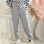 Wholesale women s Corduroy Jogger Pants Stretch Knit Corduroy Fabric Two Pockets