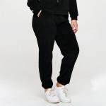 Wholesale women s Corduroy Jogger Pants Stretch Knit Corduroy Fabric Two Pockets