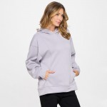 Wholesale women s Oversized UltraComfy Hoodie Long Sleeves Banded Sleeves Pull S
