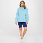 Wholesale women s Oversized UltraComfy Hoodie Long Sleeves Banded Sleeves Pull S