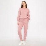 Wholesale women s Sporty Chic UltraComfy Joggers Drawstring Two pockets Solid co