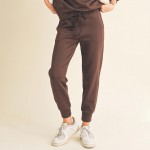Wholesale women s Sporty Chic UltraComfy Joggers Drawstring Two pockets Solid co