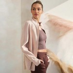 Wholesale women s Ultra Soft Funnel Neck Full Zip Jacket Funnel Neck Raglan Slee