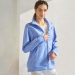 Wholesale women s Ultra Soft Funnel Neck Full Zip Jacket Funnel Neck Raglan Slee