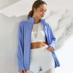 Wholesale women s Ultra Soft Funnel Neck Full Zip Jacket Funnel Neck Raglan Slee