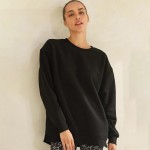 Wholesale women s Cozy Fleece Oversized Sweatshirt Soft fleece fabric Dropped sh