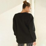 Wholesale women s Cozy Fleece Oversized Sweatshirt Soft fleece fabric Dropped sh
