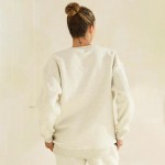 Wholesale women s Cozy Fleece Oversized Sweatshirt Soft fleece fabric Dropped sh