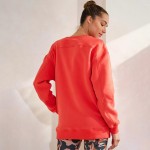Wholesale women s Cozy Fleece Oversized Sweatshirt Soft fleece fabric Dropped sh