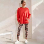 Wholesale women s Cozy Fleece Oversized Sweatshirt Soft fleece fabric Dropped sh