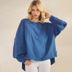 Wholesale women s Textured Cotton Relaxed Fit Top Lightweight breathable Classic