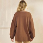 Wholesale women s Textured Cotton Relaxed Fit Top Lightweight breathable Classic