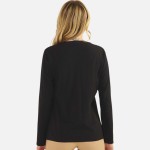 Wholesale long Sleeve Crewneck Top Pack Soft Breathable Cotton