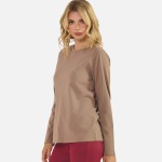 Wholesale long Sleeve Crewneck Top Pack Soft Breathable Cotton