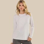 Wholesale long Sleeve Crewneck Top Pack Soft Breathable Cotton