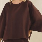 Wholesale women s So Relaxed UltraComfy Top Dropped Shoulders Simple casual Rela