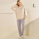 Wholesale women s Faith Fear Scuba Pullover Sweatshirt Crew Neck Dropped Shoulde