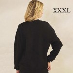 Wholesale women s Faith Fear Scuba Pullover Sweatshirt Crew Neck Dropped Shoulde
