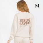 Wholesale women s Jesus Saves Ultra Comfy Pullover Sweatshirt oCrew neck classic