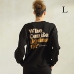 Wholesale women s If God Us Scuba Pullover Sweatshirt Crew Neck Dropped Shoulder