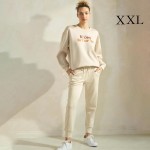 Wholesale women s If God Us Scuba Pullover Sweatshirt Crew Neck Dropped Shoulder