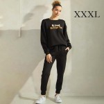 Wholesale women s If God Us Scuba Pullover Sweatshirt Crew Neck Dropped Shoulder