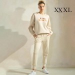 Wholesale women s If God Us Scuba Pullover Sweatshirt Crew Neck Dropped Shoulder