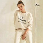 Wholesale women s God Amazing Scuba Pullover Sweatshirt Crew Neck Dropped Should