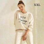 Wholesale women s God Amazing Scuba Pullover Sweatshirt Crew Neck Dropped Should