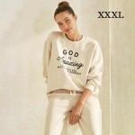 Wholesale women s God Amazing Scuba Pullover Sweatshirt Crew Neck Dropped Should