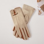 Wholesale two Gloves Bow Detail One Fits Most Polyester