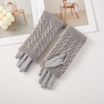 Wholesale folded Knit Cuff Gloves One Fits Most Polyester