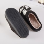 Wholesale plush Ghosts Slide Slippers Pack Polyester Rubber Sole
