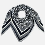 Wholesale do Everything Love Leopard Print Scarf Fringed Edge Polyester