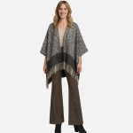 Wholesale do Everything Love Leopard Print Kimono Tassels Detail One Fits Most L